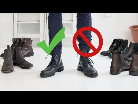 How to Style Boots this Fall/ Men's Chelsea, Combat and Dress Boot Inspiration