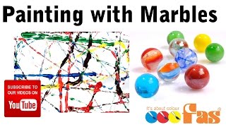 Painting with Marbles - FAS - Super Tempera Paint