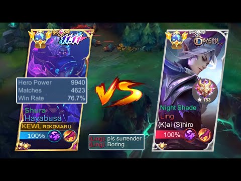 HAYABUSA VS PRO LING!! | INTENSE EPIC COMEBACK AGAINST TRASHTALKERS!! 💀