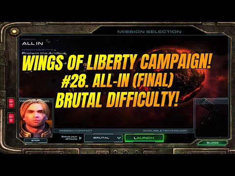 #28. All-In - BRUTAL - Tanks, PF & Psi - Starcraft 2: Wings of Liberty! FINAL!