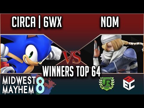 Midwest Mayhem 8 WINNERS TOP 64 - Circa | 6WX (Sonic) vs Nom (Sheik)
