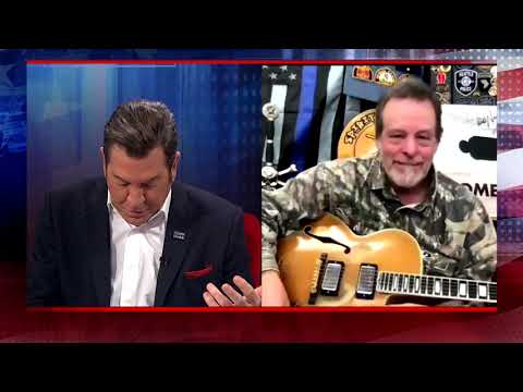 Eric Bolling with Ted Nugent on the Star Spangled Banner