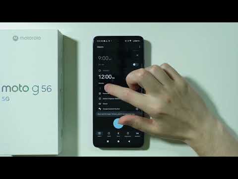 Motorola Moto G56: How to Set Up Alarm Clock