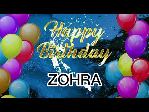 ZOHRA Wish happy birthday video