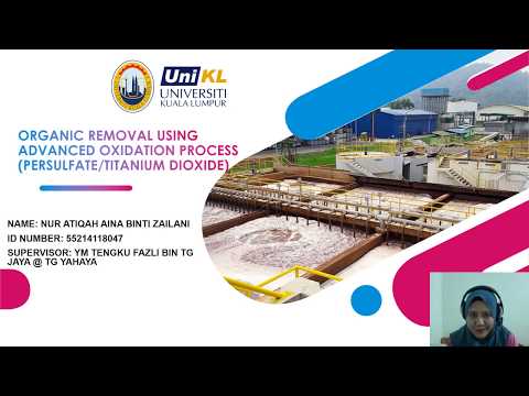 ORGANIC REMOVAL USING ADVANCED OXIDATION PROCESS (PERSULFATE/TITANIUM  DIOXIDE)