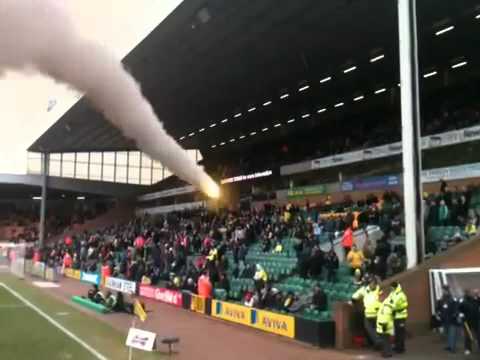 High risk Leicester fans at carrot road