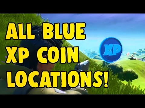 ALL BLUE XP COIN LOCATIONS - FORTNITE
