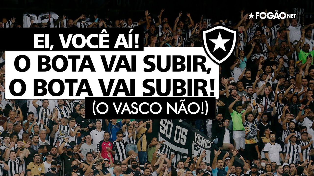 Torcida do Botafogo comemora vitória sobre o Confiança e provoca: ‘Ei, você aí, o Bota vai subir (o Vasco não!)’ 🎶🔥 Torcida do Botafogo comemora vitória sobre o Confiança e provoca: ‘Ei, você aí, o Bota vai subir (o Vasco não!)’ 🎶🔥