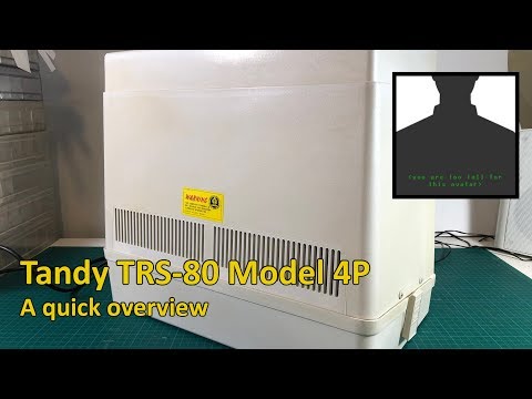 Tandy TRS 80 Model 4P | A quick overview