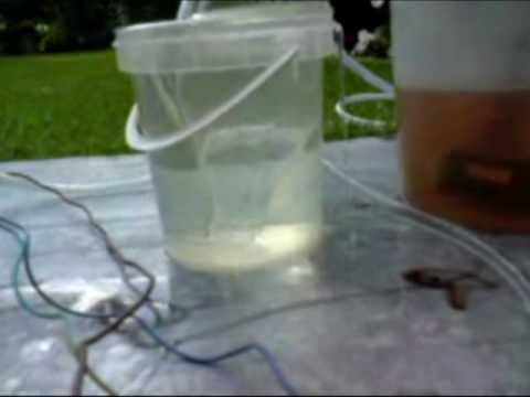 Wasserstoff HHO Generator  Menge-Zeit Bestimmung