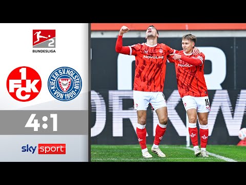 SKYTTÄ HATTRICK: Teufel stürmen über Kiel hinweg | 1. FC Kaiserslautern - Holstein Kiel | Highlights