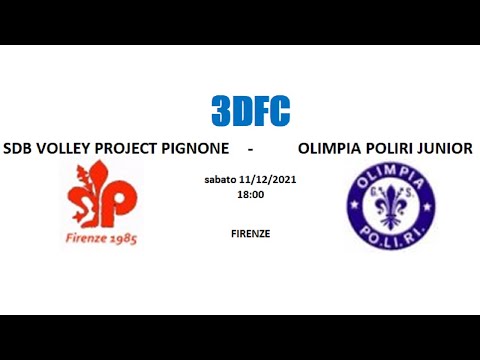 3DFC - SDB VOLLEY PROJECT PIGNONE vs OLIMPIA POLIRI JUNIOR