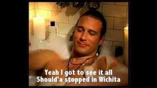 Wichita by John Corbett lyrics on screen slideshow