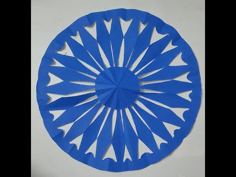 24 spokes in Ashok chakra || DIY || Republic Day  craft || Independence Day Craft