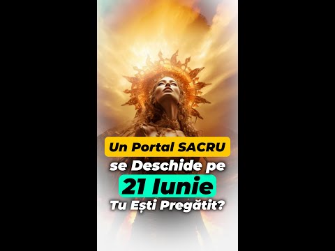 🌞 Un Portal SACRU 🔥 se Deschide pe 21 Iunie – Tu Ești Pregătit?