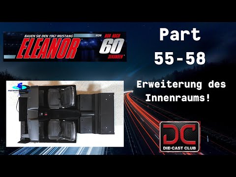 Eaglemoss 1967er Mustang ELEANOR Part 55 - 58 - Erweiterung des Innenraums!
