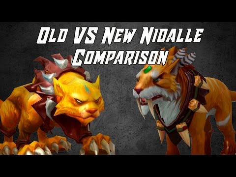 Old vs New Nidalee Comparison [Cat Form]