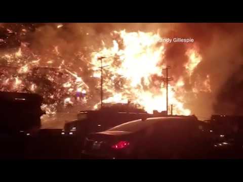 UPDATE ON CALIFORNIA WILDFIRES: I-405 IS SHUT DOWN