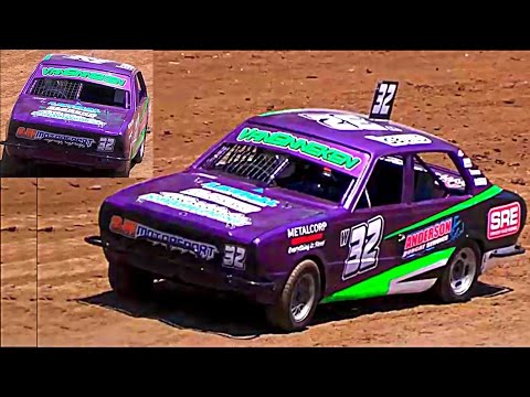 Junior B Sedan King of the Skidz Heat 1 Laang Speedway 17-1-2016