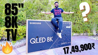  Samsung 85" QLED(2020) 8K TV Unboxing - The Ultimate Luxury TV Experience🔥🔥🔥 | DOWNLOAD THIS VIDEO IN MP3, M4A, WEBM, MP4, 3GP ETC