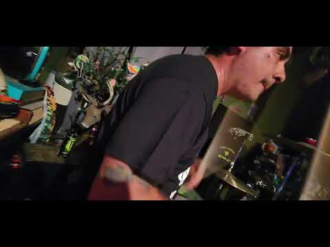 drum cam, Filling in for Bleach Party USA at Chuckleheads, Bisbee.