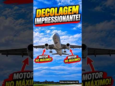 "MOTORES NO MÁXIMO! LATAM DECOLAGEM EM NAVEGANTES-SC ✈️🔥