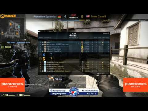 Cloud9 vs. Planetkey Dynamics | Gruppe B, ESWC Final 2014 | (de_inferno)