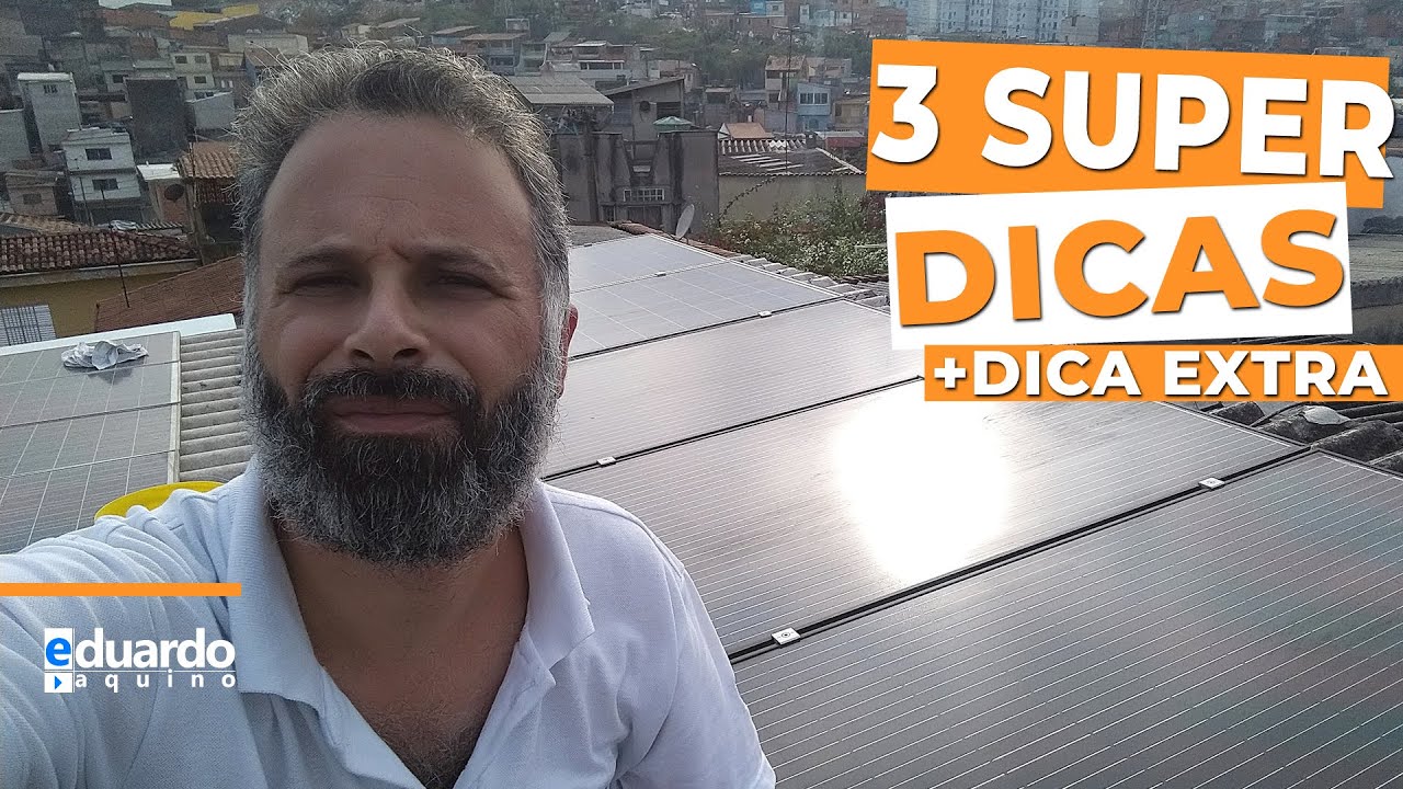 Placas Solares: Faça ISTO para não ter Problemas na LIMPEZA | Eduardo Aquino
