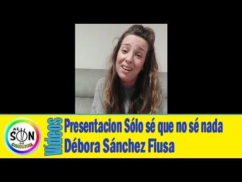🤩 Presentación Comparsa Sólo sé que no sé nada por Débora Sánchez Fiusa - Guitarra: David Amedey