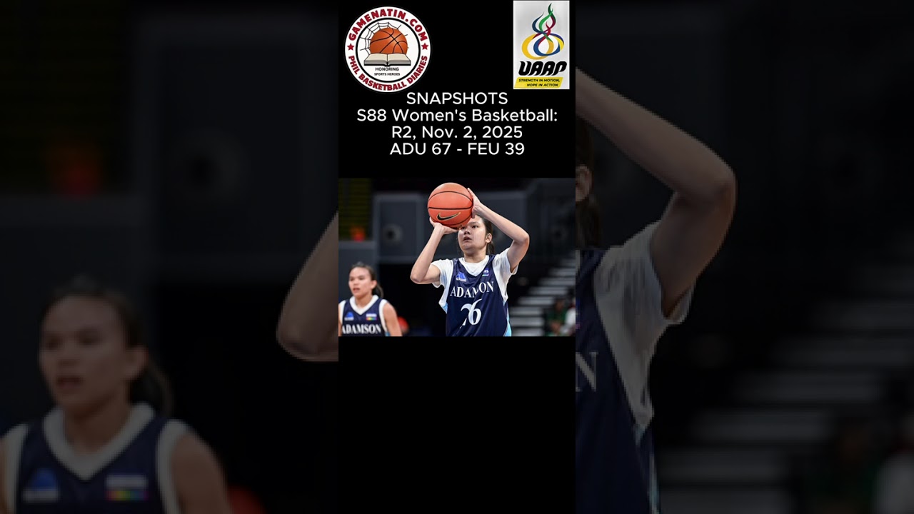 Snapshots: Women's Basketball - Adamson 67 - FEU 39