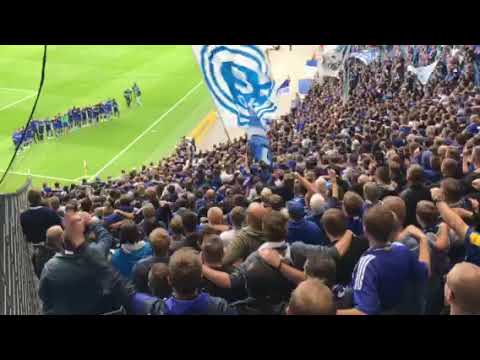 Schalke in Leipzig Salif Sane tritt Kamera weg für: wir sind Schalker asoziale Schalker Lied