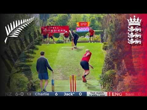 New Zealand vs England TEST MATCH | Backyard Edition | with @thekiwicricketer