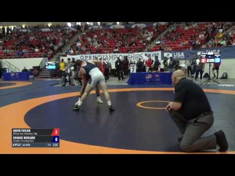 86 Rd of 16 - David Taylor (Nittany Lion WC) vs. Chance McClure (Cavalier WC)