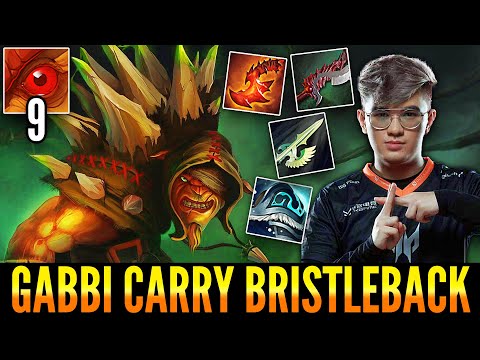 👉 GABBI Try Bristleback Carry And It Works Very Good - 9 Stacks Warpath = 2 Hit Kill