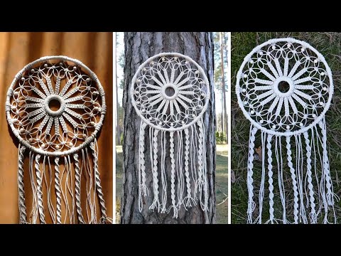 DIY Macrame Star Ornament Tutorial Handmade Christmas Tree Decoration