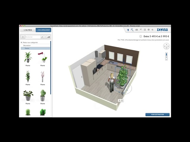 Les clients d&rsquo;Ixina peuvent concevoir leur cuisine en 3D