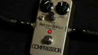 Video thumbnail for Retro Sonic Compressor Pedal Ver.2 by ProGuitarShopDemos