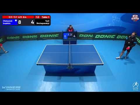 11:30 Oleksandr Ivashkin 1 - 3 Yurii Shchepanskyi West 1 WIN CUP 05.11.2022 | TABLE TENNIS WINCUP