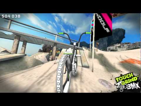 Golden West Pier with Snow bike - Touchgrind BMX