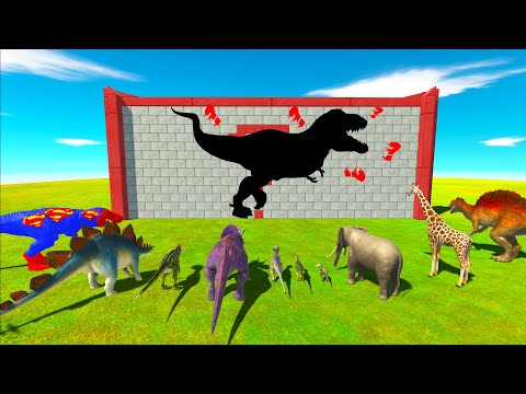 SUPERHEROES DINOSAUR QUIZ BATTLE - Animal Revolt Battle Simulator