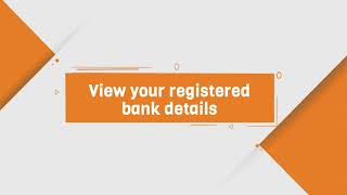 Owner App (web) | How to view your registered bank details