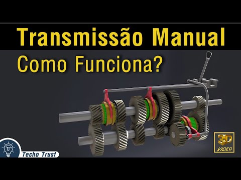 Como funciona uma transmissão manual? (Animação 3D)