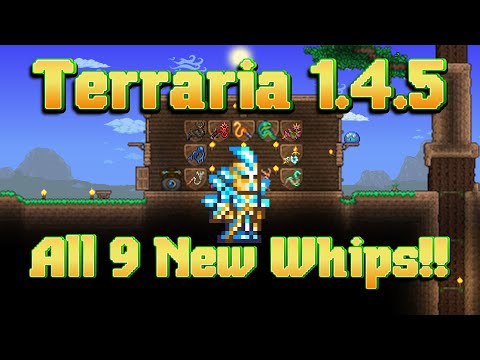 Terraria 1.4.5 Here's All 9 New Summoner Whips And How To Get Them!