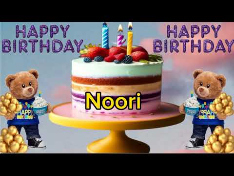 Noori birthday song 🎉 Noori happy 🎉 whatsapp status for noori🎈🎉