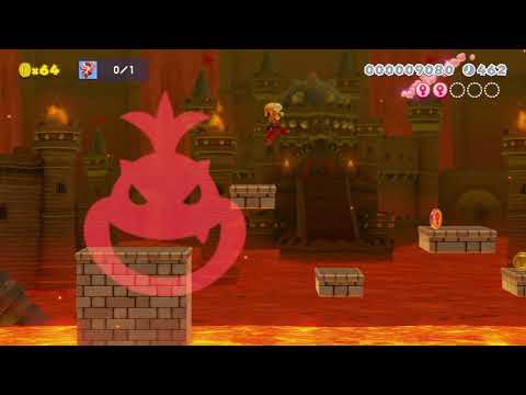 Pom-pom castle by つ • ω • )つ 🍄 Super Mario Maker 2 ✹Switch✹ #ayo