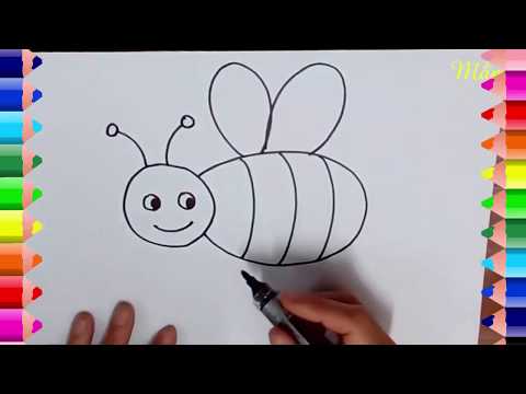 , title : 'Dạy vẽ con ong _ Hướng dẫn vẽ con ong _ How to draw a bee #CoNgaMamNon'