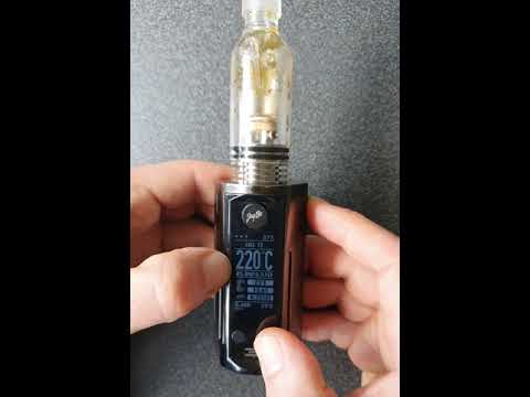 Part of a video titled How to make a new atomizer profile on your Arctic Fox Firmware AFF ...