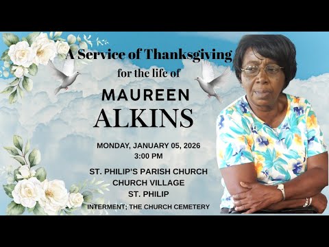 THE FUNERAL SERVICE OF MAUREEN ALKINS