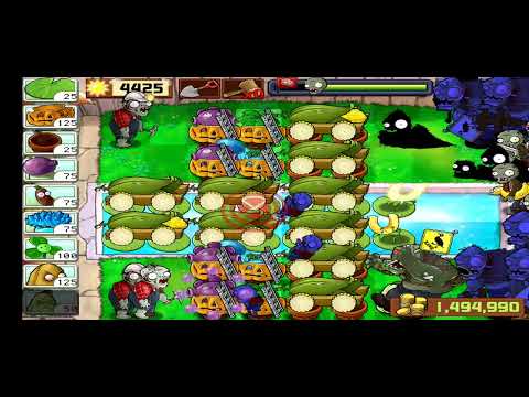 Plants vs Zombies Last Stand Endless 10 Cob Cannon Strategy