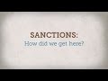 Sanctions: How Did We Get Here? 